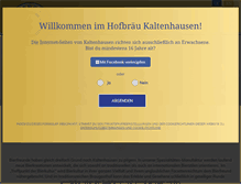 Tablet Screenshot of kaltenhausen.at